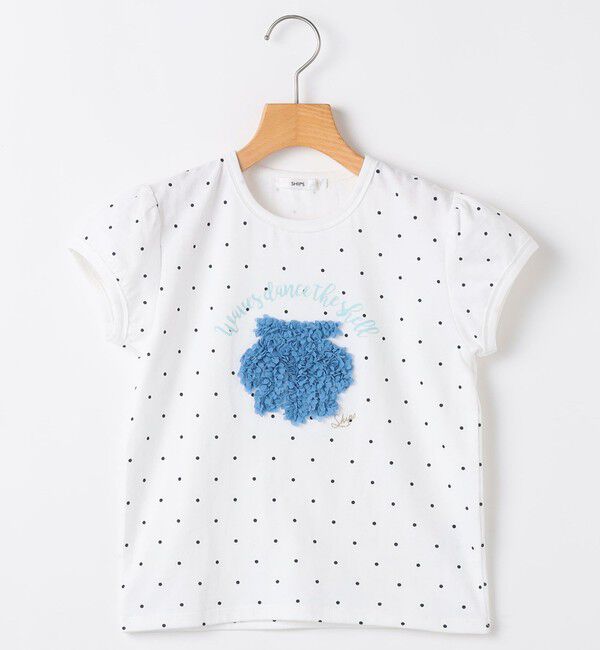 SHIPS KIDS「SHIPS KIDS:140～150cm / サマー モチーフ 半袖 Tシャツ」|Tシャツ・カットソー|アイボリー