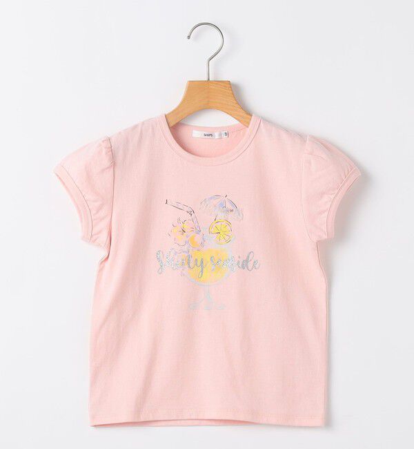 SHIPS KIDS「SHIPS KIDS:100～130cm / サマー モチーフ 半袖 Tシャツ」|Tシャツ・カットソー|ピンク