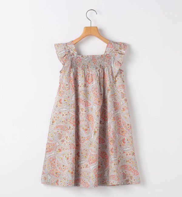 SHIPS KIDS「SHIPS KIDS:140cm / リバティ ノースリーブ ワンピース」|ワンピース|