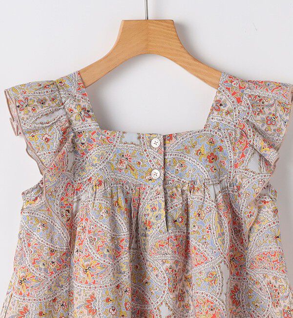 SHIPS KIDS「SHIPS KIDS:140cm / リバティ ノースリーブ ワンピース」|ワンピース|