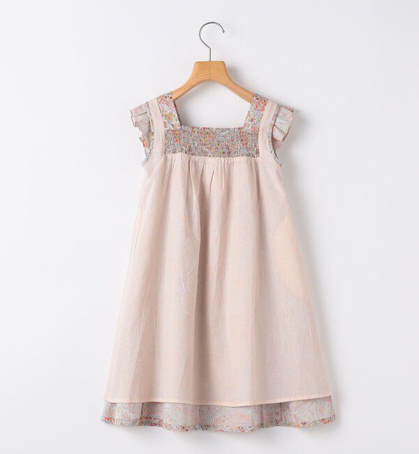 SHIPS KIDS「SHIPS KIDS:140cm / リバティ ノースリーブ ワンピース」|ワンピース|