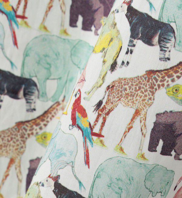 SHIPS KIDS「SHIPS KIDS:140～150cm / リバティ プリント 半袖 シャツ」|シャツ・ブラウス|