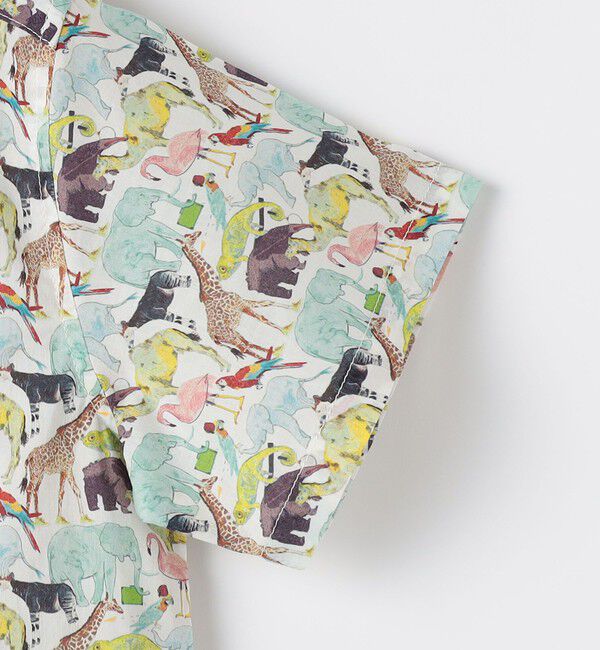 SHIPS KIDS「SHIPS KIDS:100～130cm / リバティ プリント 半袖 シャツ」|シャツ・ブラウス|