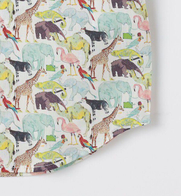 SHIPS KIDS「SHIPS KIDS:80～90cm / リバティ プリント 半袖 シャツ」|シャツ・ブラウス|