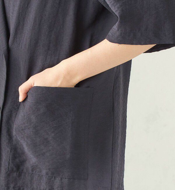 SHIPS for women「《予約》〈手洗い可能〉シルク混 シアー 羽織 半袖 ジャケット」|テーラードジャケット|