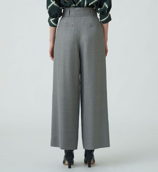 Ballsey「ライトカルゼ ベルテッドパンツ」|スラックス|