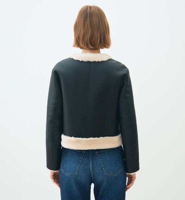 TOMORROWLAND collection「ナッパランムートン ノーカラージャケット」|その他|