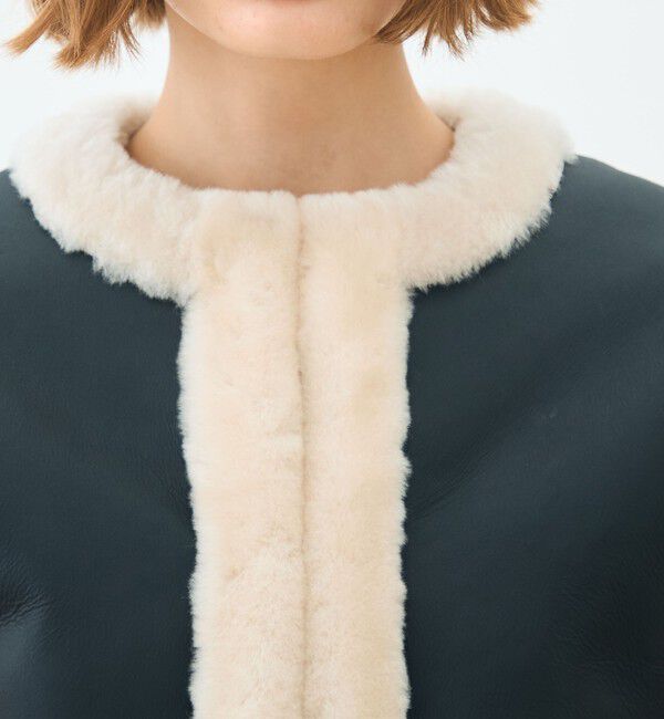 TOMORROWLAND collection「ナッパランムートン ノーカラージャケット」|その他|