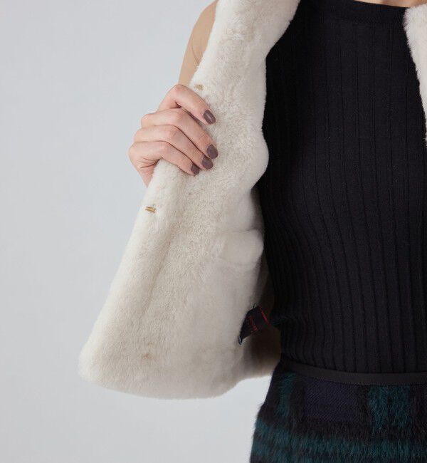 TOMORROWLAND collection「ナッパランムートン ノーカラージャケット」|その他|