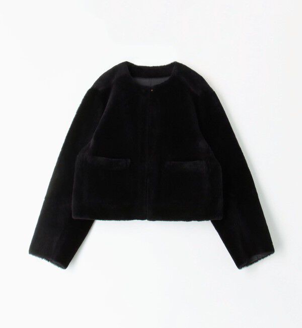 TOMORROWLAND collection「ナッパランムートン ノーカラージャケット」|その他|