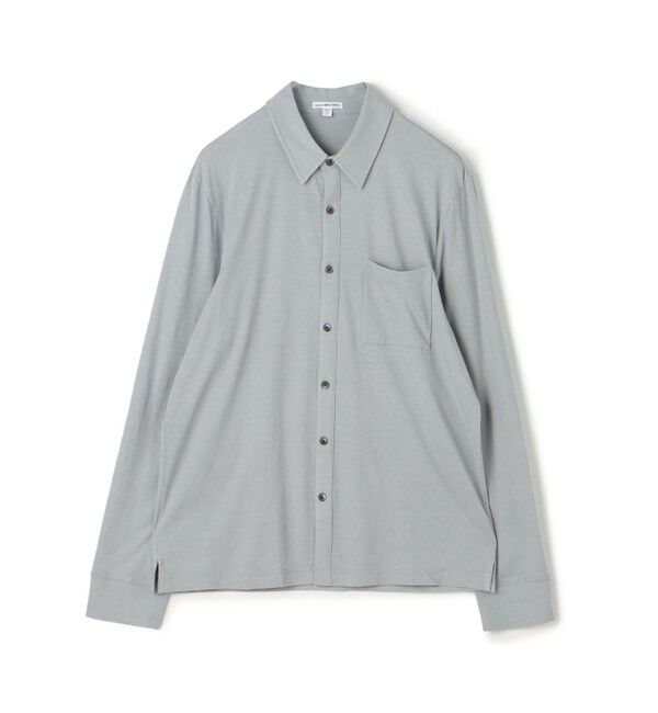 JAMES PERSE「コットンジャージー ロングスリーブシャツ MCFJ3442」|シャツ・ブラウス|61 ライトブルー