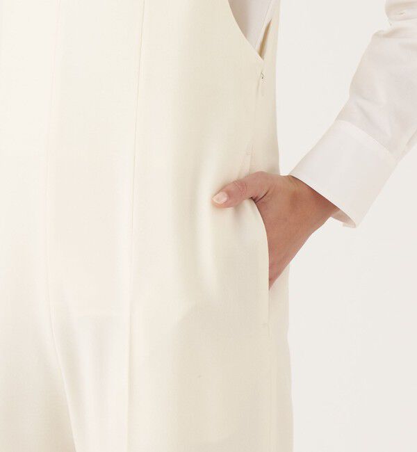 DES PRES「ウールフランネル Vネックオールインワン」|オールインワン|