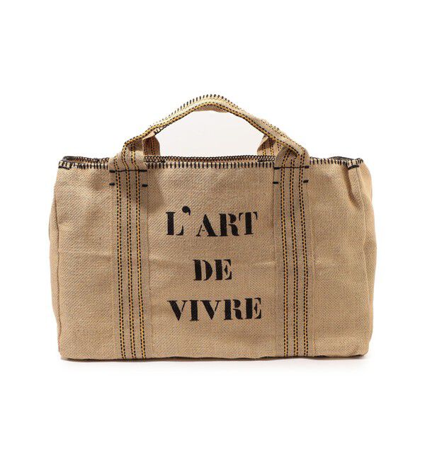 TOMORROWLAND HOME「ジュート ビッグバッグ」|トートバッグ|44 ベージュ3
