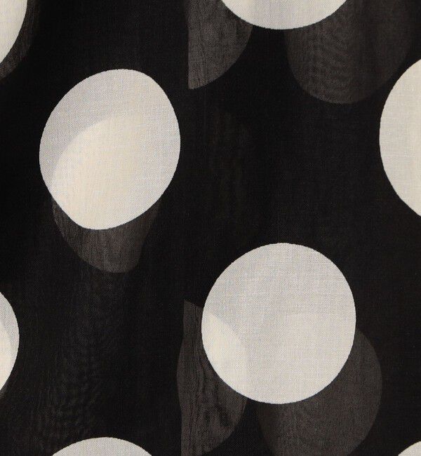 TOMORROWLAND collection「ラルジュドットプリント バックリボンブラウス」|シャツ・ブラウス|