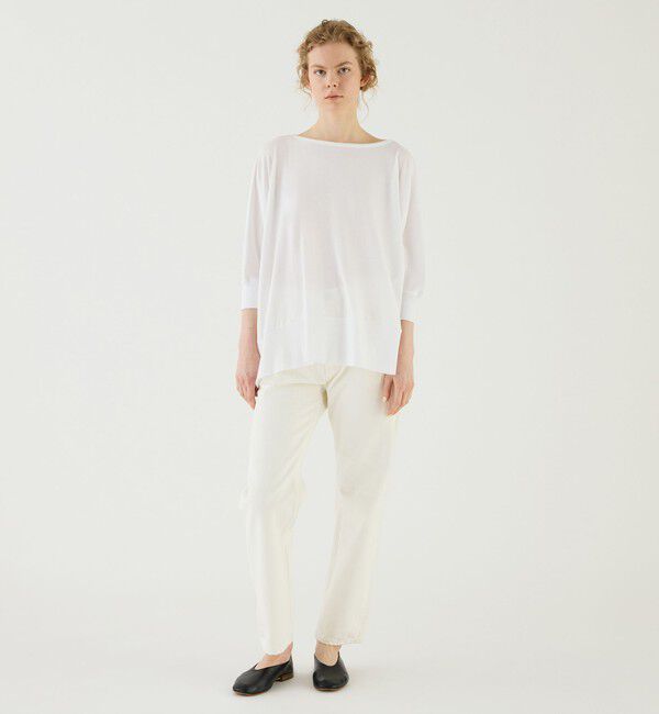 GALERIE VIE「パウダーコットン ワイドプルオーバー」|Tシャツ・カットソー|