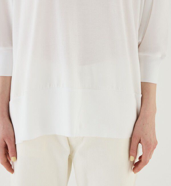GALERIE VIE「パウダーコットン ワイドプルオーバー」|Tシャツ・カットソー|