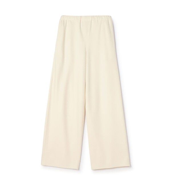 GALERIE VIE「ホワイトフランネル イージーワイドパンツ」|その他|11 ホワイト
