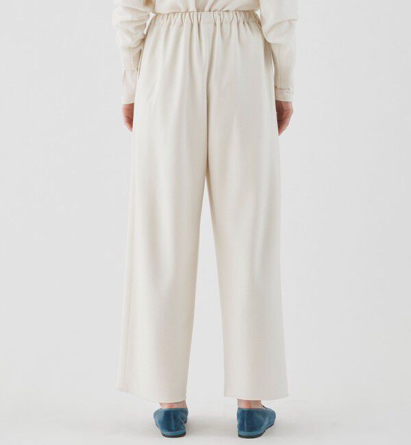 GALERIE VIE「ホワイトフランネル イージーワイドパンツ」|その他|