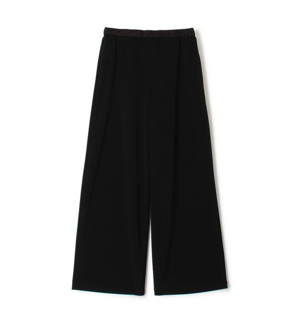 Edition「カルゼジャージー セミワイドスラックス」|スラックス|19 ブラック