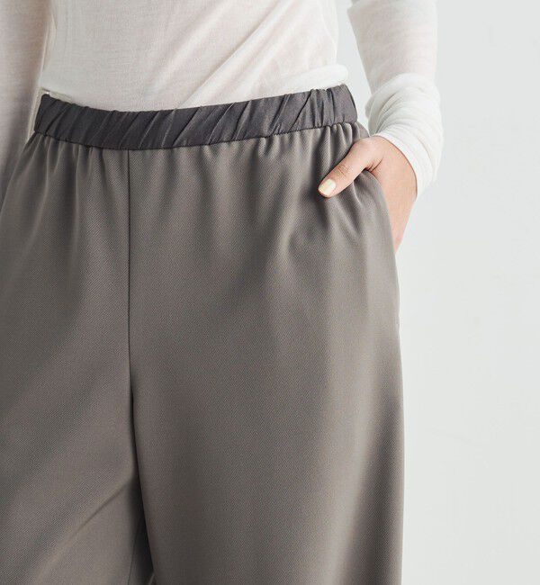 Edition「カルゼジャージー セミワイドスラックス」|スラックス|