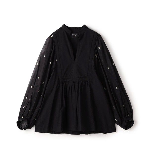 TOMORROWLAND BUYING WEAR「【別注】ne Quittez pas BLACK POPLIN ORGANZEシャツ」|シャツ・ブラウス|18 ブラック系