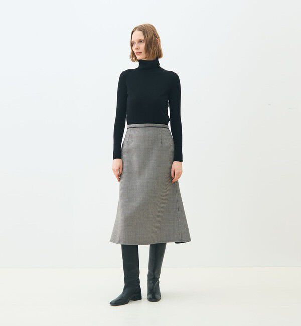 TOMORROWLAND collection「ガンクラブトゥースリバー 2-wayマーメイドスカート」|フレア|