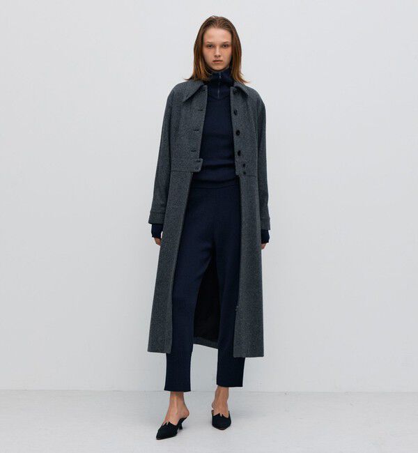 BACCA「ウールメルトン ワンピースロングコート」|その他|