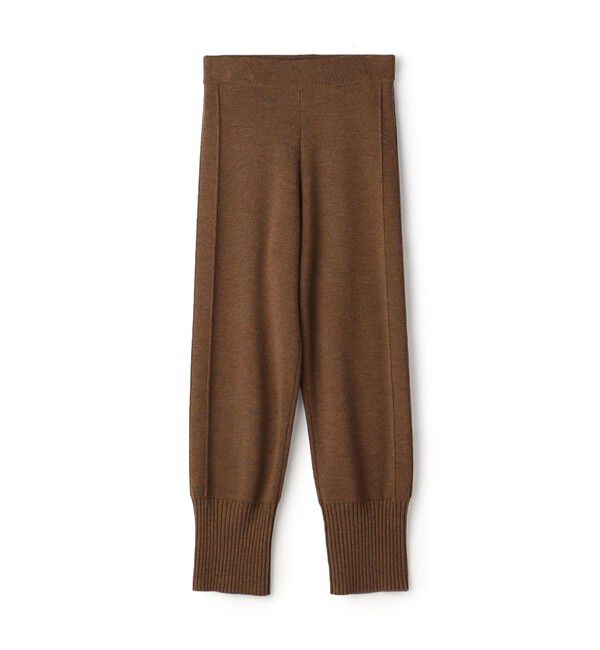 BACCA「エクストラファインメリノウール ニットパンツ」|その他|45 キャメル