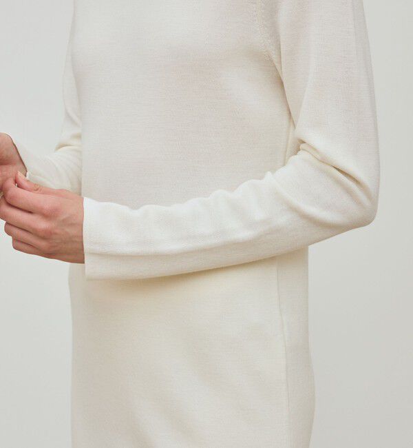 DES PRES「ウーステッドウールファインリブ タートルネックワンピース」|ワンピース|