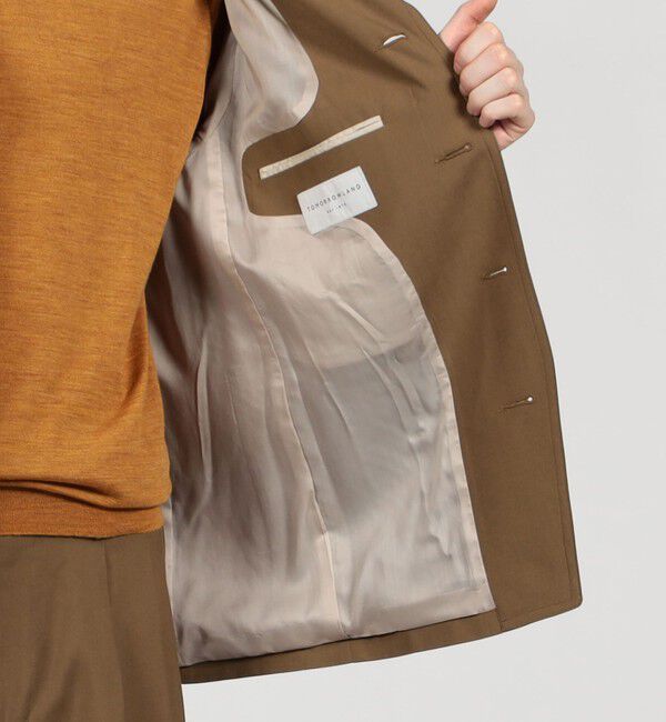 TOMORROWLAND MENS「SUPER120&rsquo;Sウール シングルブレステッド 4Bバルカラージャケット」|テーラードジャケット|