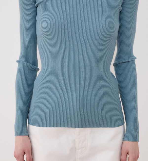 GALERIE VIE「プルミエールウールリブ クルーネックプルオーバー」|ニット・セーター|