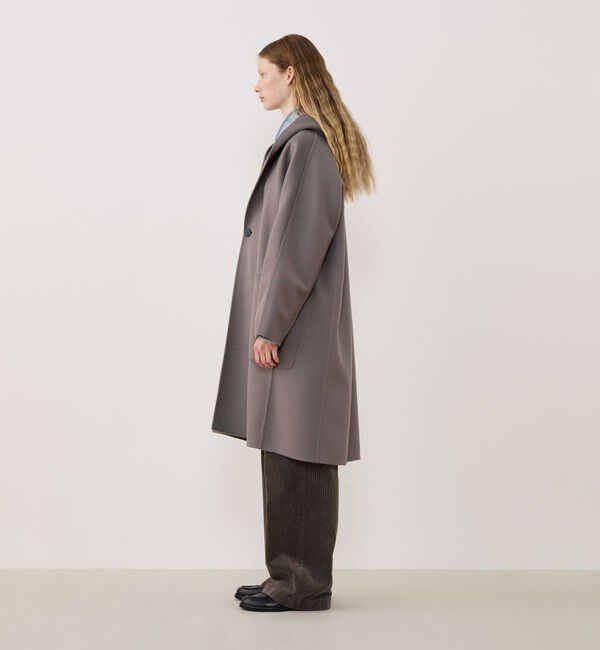 GALERIE VIE「ダブルフェイス ドルマンスリーブフーデッドコート」|その他|