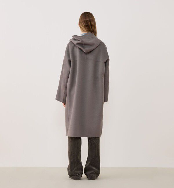 GALERIE VIE「ダブルフェイス ドルマンスリーブフーデッドコート」|その他|