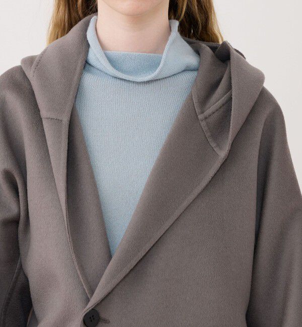 GALERIE VIE「ダブルフェイス ドルマンスリーブフーデッドコート」|その他|