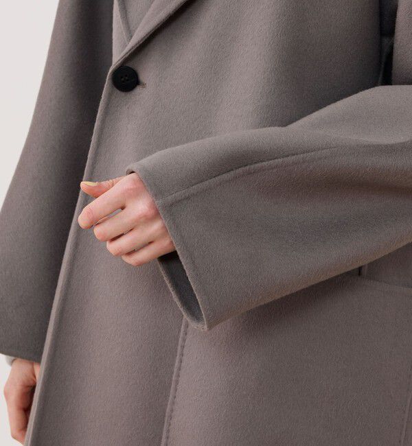 GALERIE VIE「ダブルフェイス ドルマンスリーブフーデッドコート」|その他|