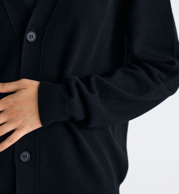 Edition「エクストラファインウール Vネックカーディガン」|カーディガン|