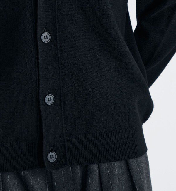 Edition「エクストラファインウール Vネックカーディガン」|カーディガン|