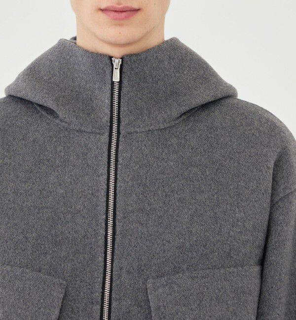 GALERIE VIE「ウールカシミヤダブルフェイス フーデッドブルゾン」|その他|