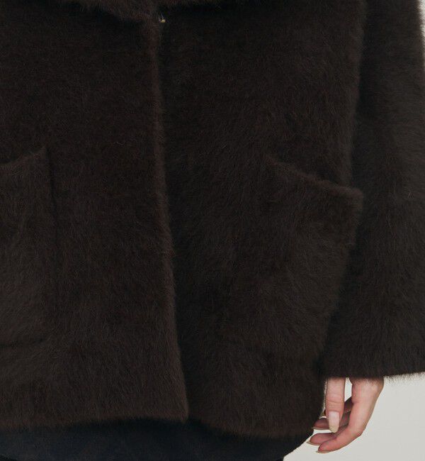 DES PRES「フォックスカシミヤ ショールカラーコート」|その他|