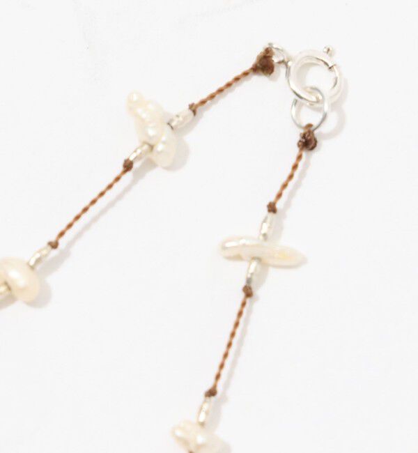 TOMORROWLAND GOODS「SEE REAL FLOWERS SHORT KESHI PEARL ネックレス」|ネックレス|