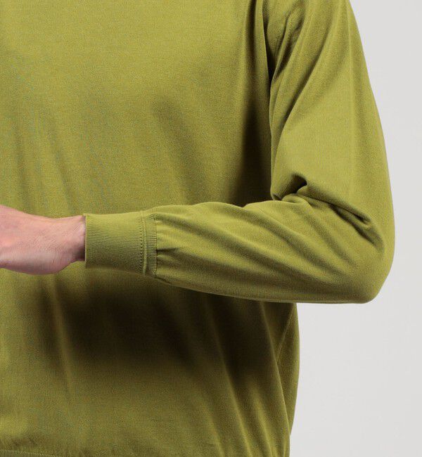 TOMORROWLAND MENS「TOMORROWLAND tricot ギザコットン クルーネックプルオーバーニット」|ニット・セーター|