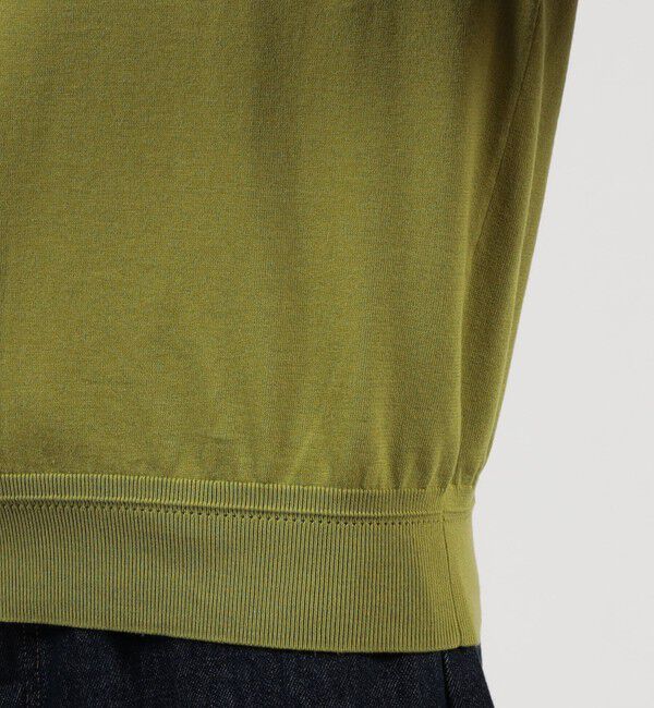 TOMORROWLAND MENS「TOMORROWLAND tricot ギザコットン クルーネックプルオーバーニット」|ニット・セーター|