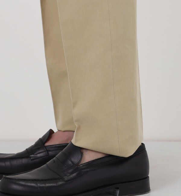 TOMORROWLAND MENS「シルクコットンリネン 2プリーツスラックス」|スラックス|