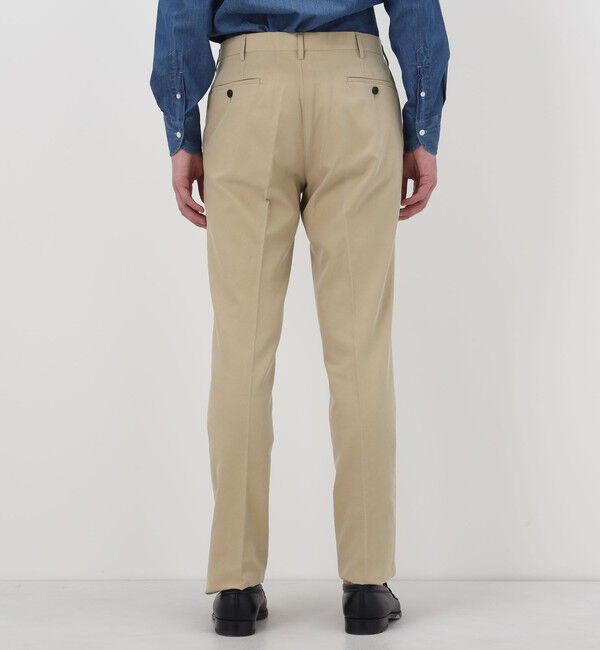 TOMORROWLAND MENS「シルクコットンリネン 2プリーツスラックス」|スラックス|