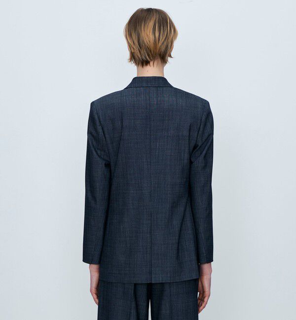 TOMORROWLAND collection「【WEB先行予約】コンフォートデニム ダブルブレストジャケット」|テーラードジャケット|