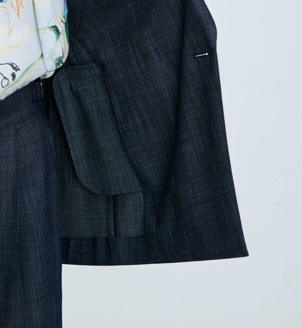 TOMORROWLAND collection「【WEB先行予約】コンフォートデニム ダブルブレストジャケット」|テーラードジャケット|