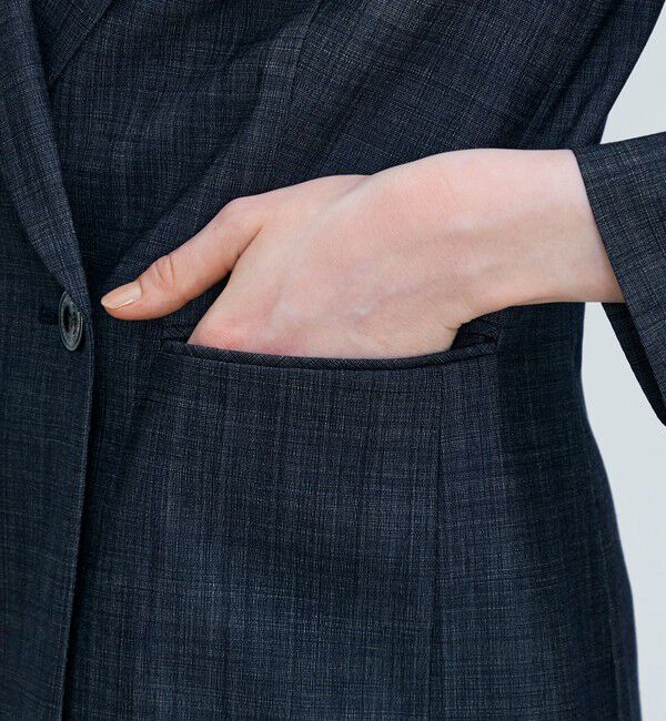 TOMORROWLAND collection「【WEB先行予約】コンフォートデニム ダブルブレストジャケット」|テーラードジャケット|