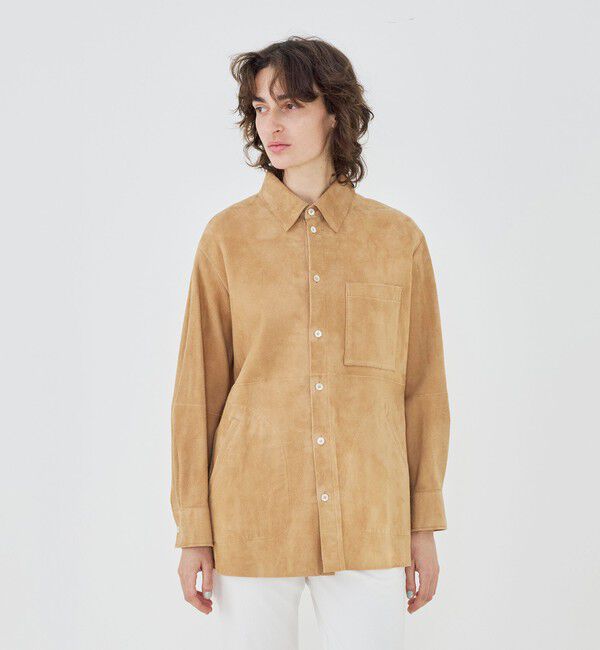 GALERIE VIE「ダウニーラムスエード シャツブルゾン」|その他|