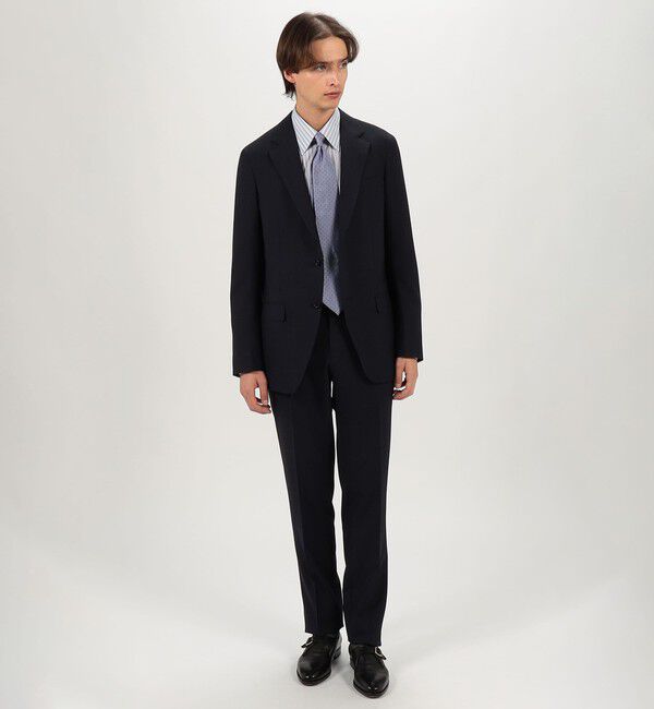 TOMORROWLAND MENS「Super130'sウール ノープリーツ スリムスラックス DRAGO SWING」|スラックス|