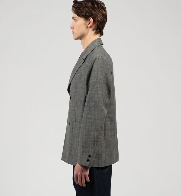 TOMORROWLAND MENS「シェットランドウール ダブルブレステッド 4Bジャケット」|テーラードジャケット|